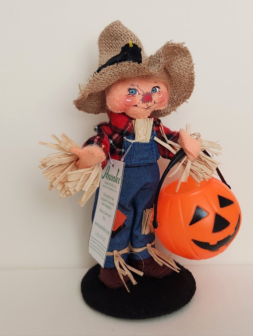 Annalee 7" Trick or Treat Scarecrow Kid Halloween Doll, 2021, 311221